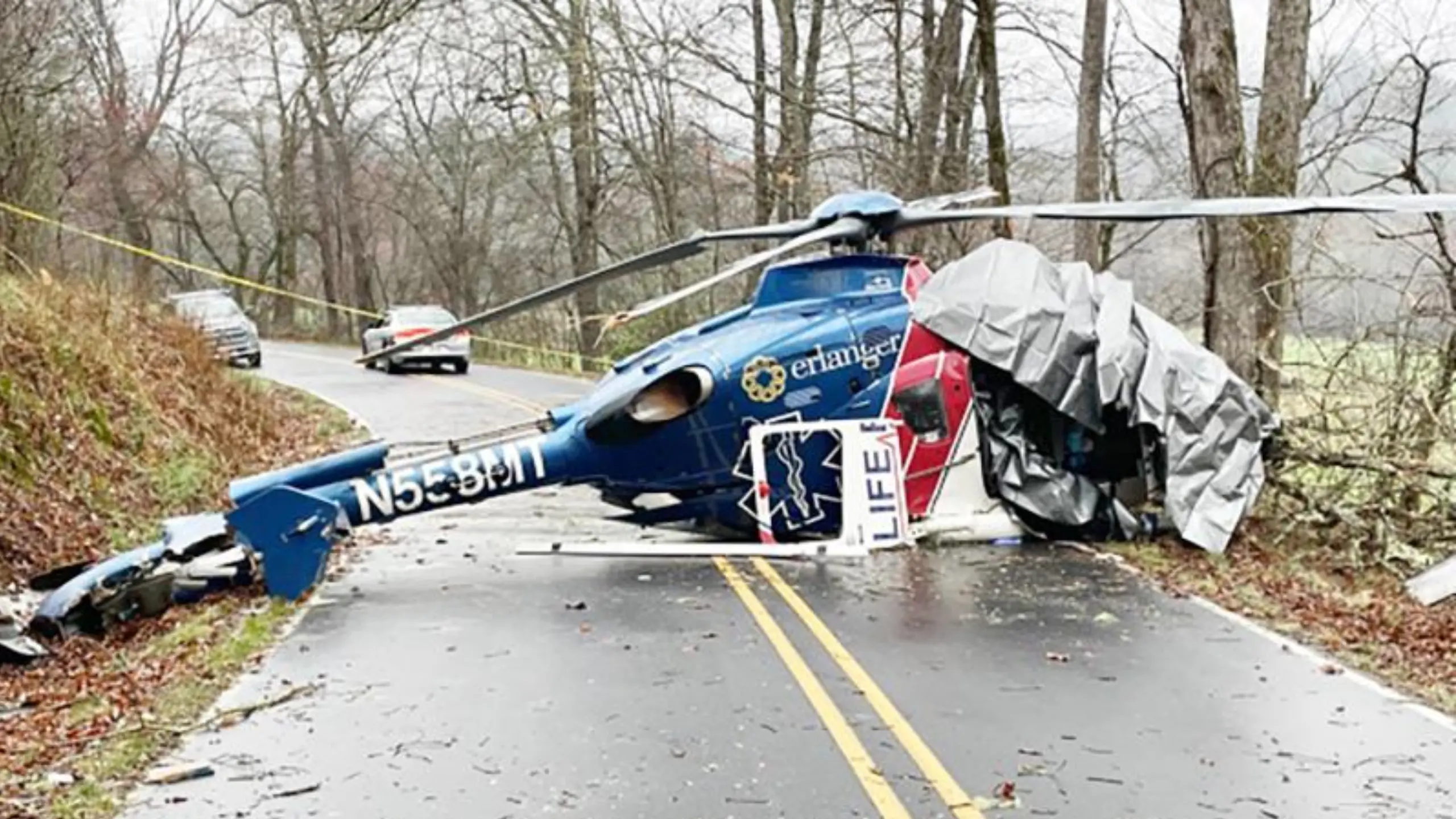Life Force Helicopter Crashed